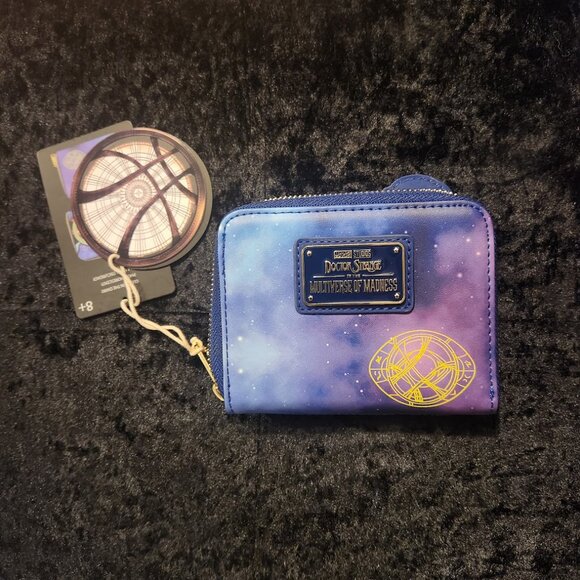 NWT Loungefly Marvel Dr Strange Multiverse Zip Around Wallet - Picture 9 of 9